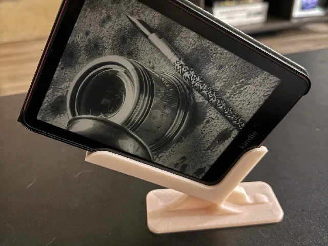 Angled Kindle Stand