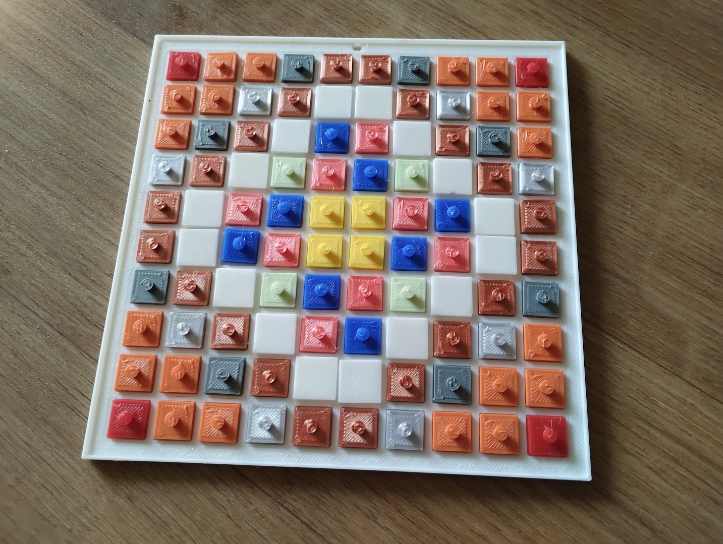 Miniatura 2 do modelo 3D Pixelated Board
