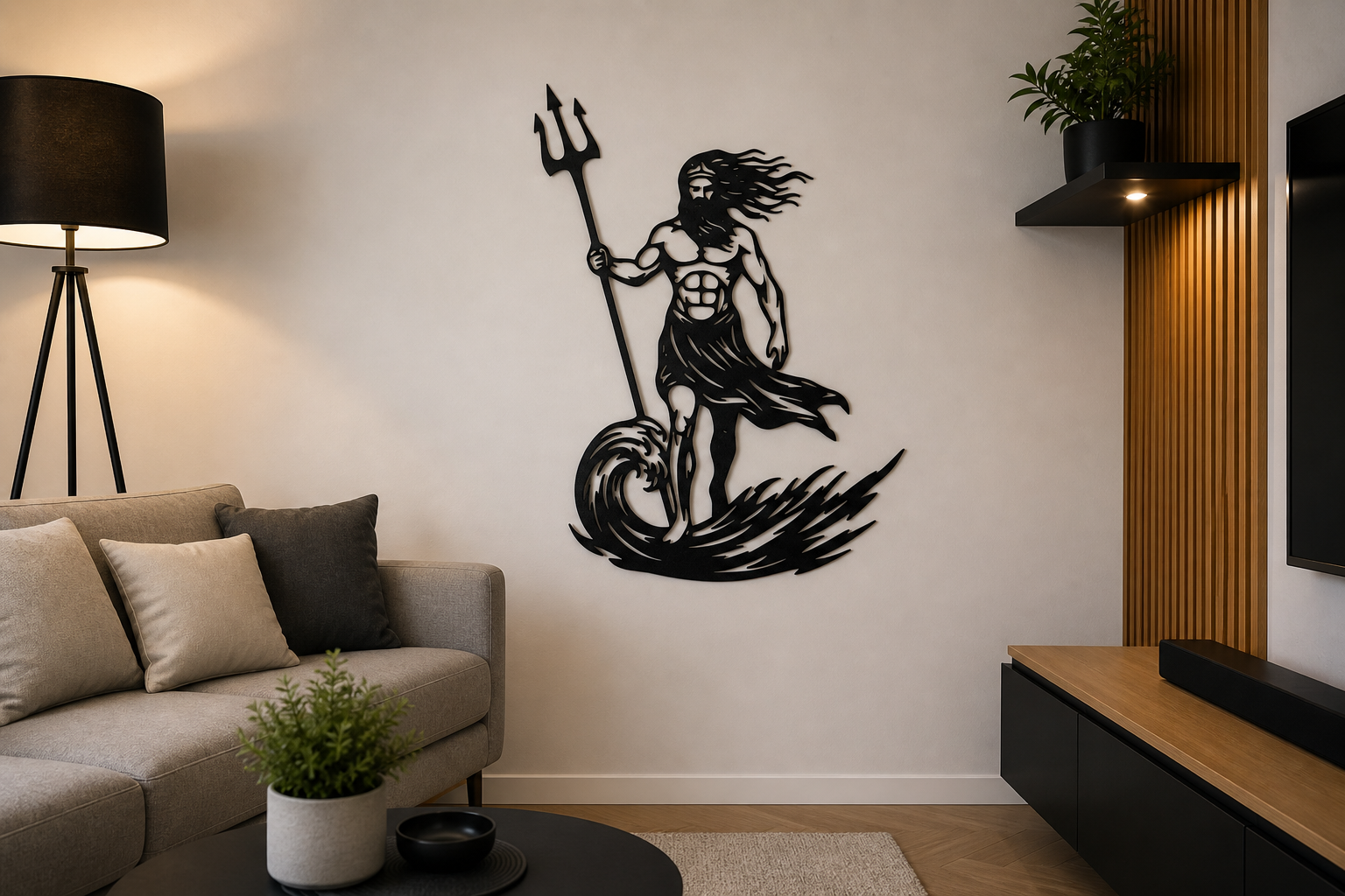 Poseidon 2D Wall Art