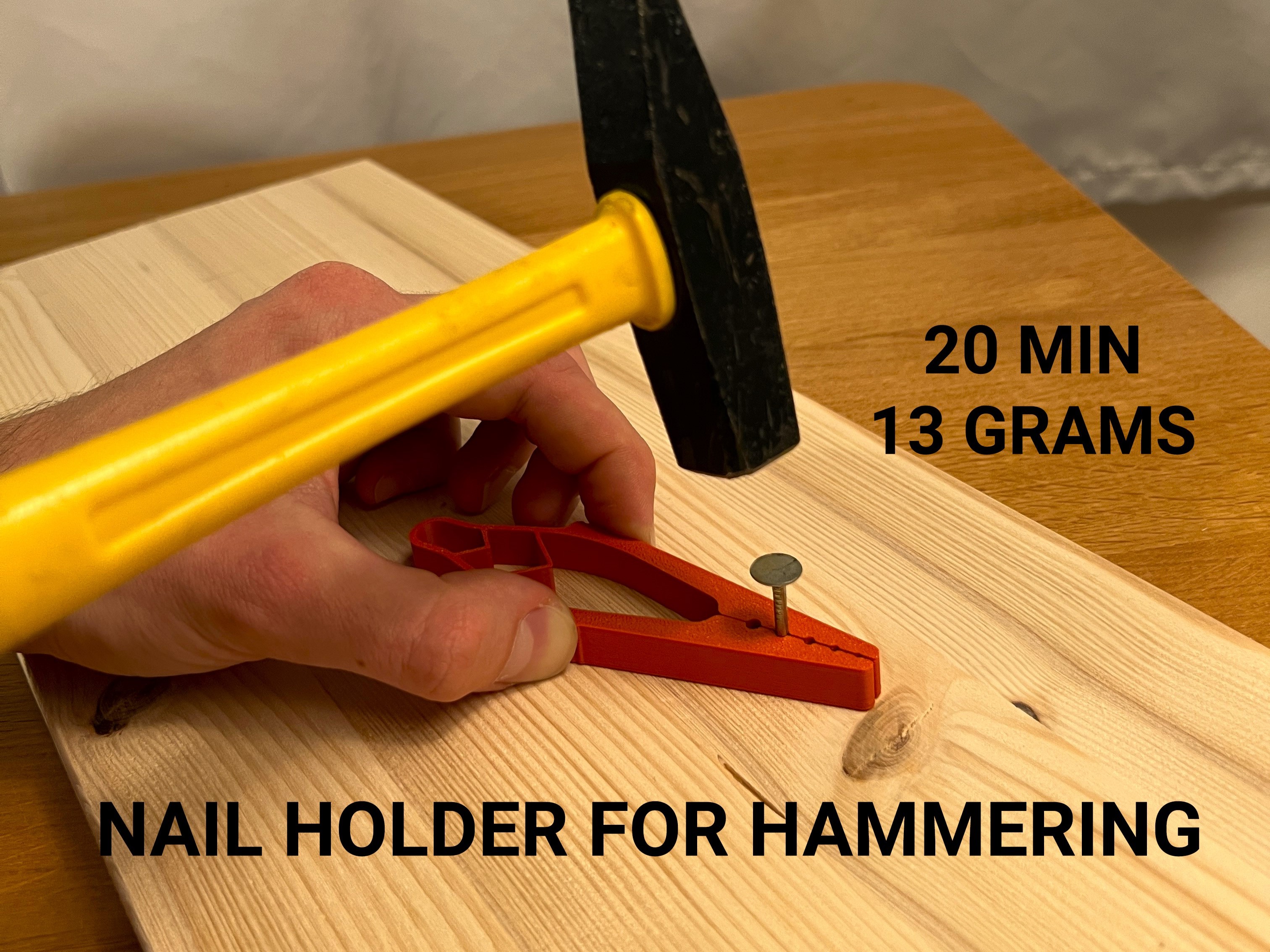 Nail Holder for Hammering
