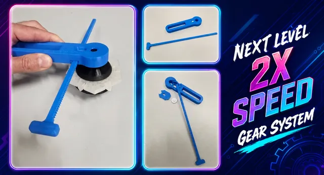 Battle Top with Gear Box 2X speed Spinning Mechanism