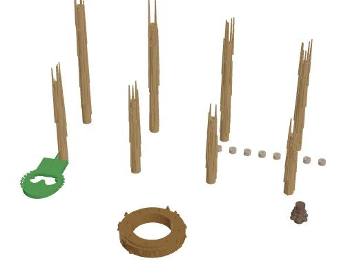 Wilderness wind chime