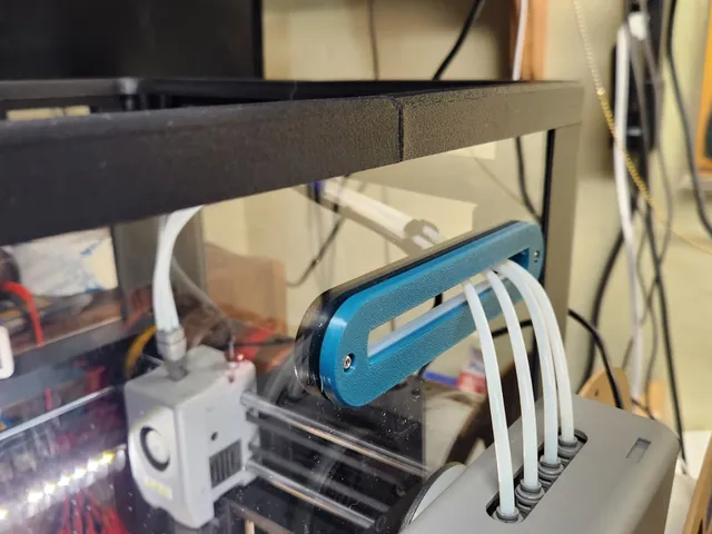 FlashForge AD5x Side Trim with smaller slot and PTFE glides.