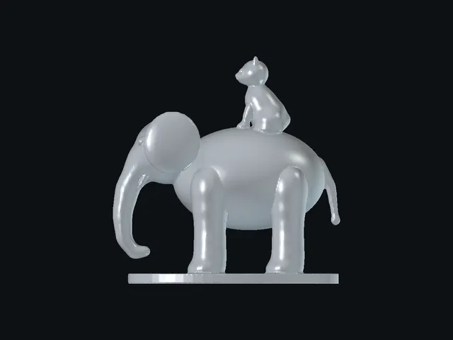 Elephant + Cat
