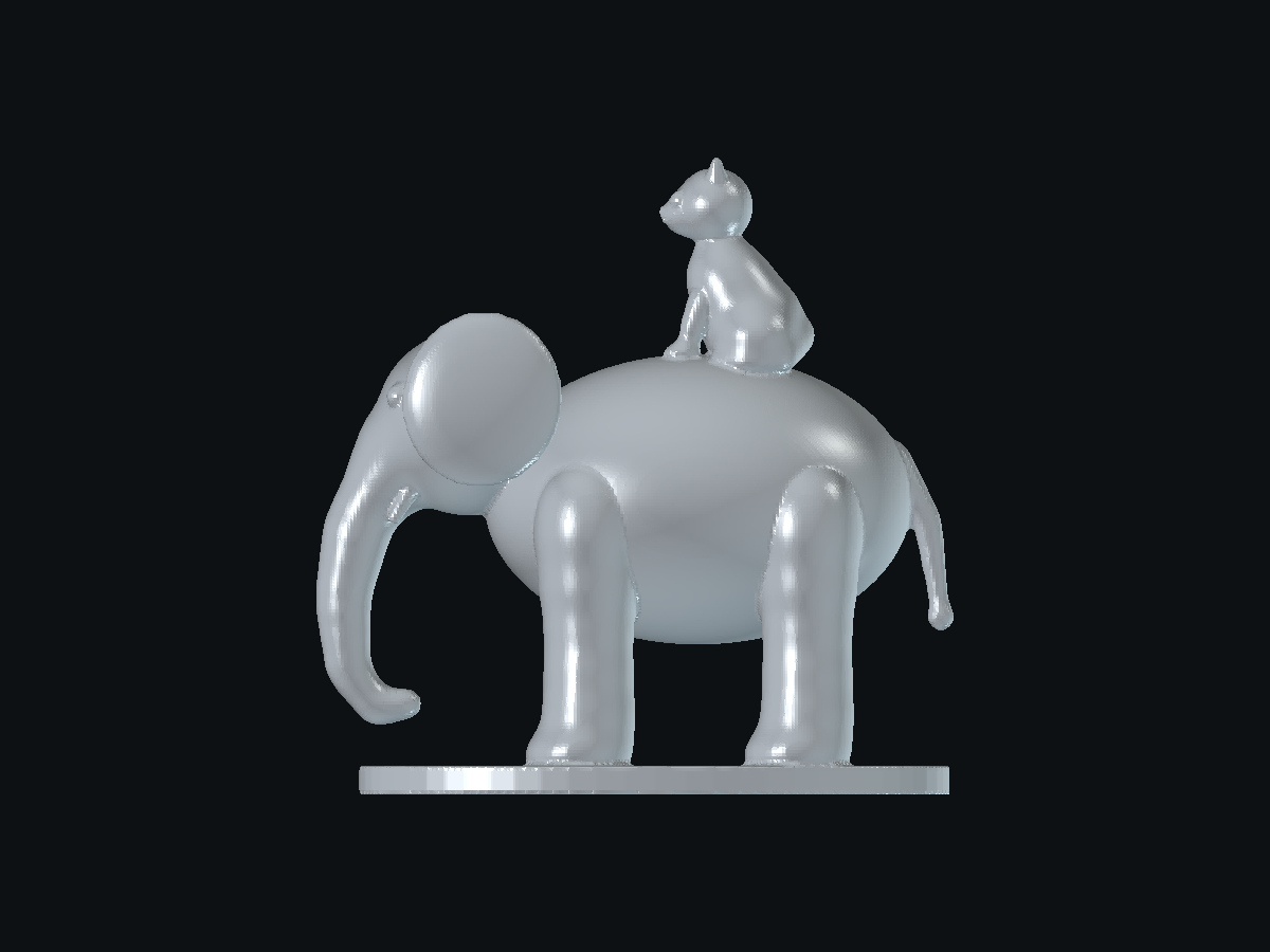 Elephant + Cat