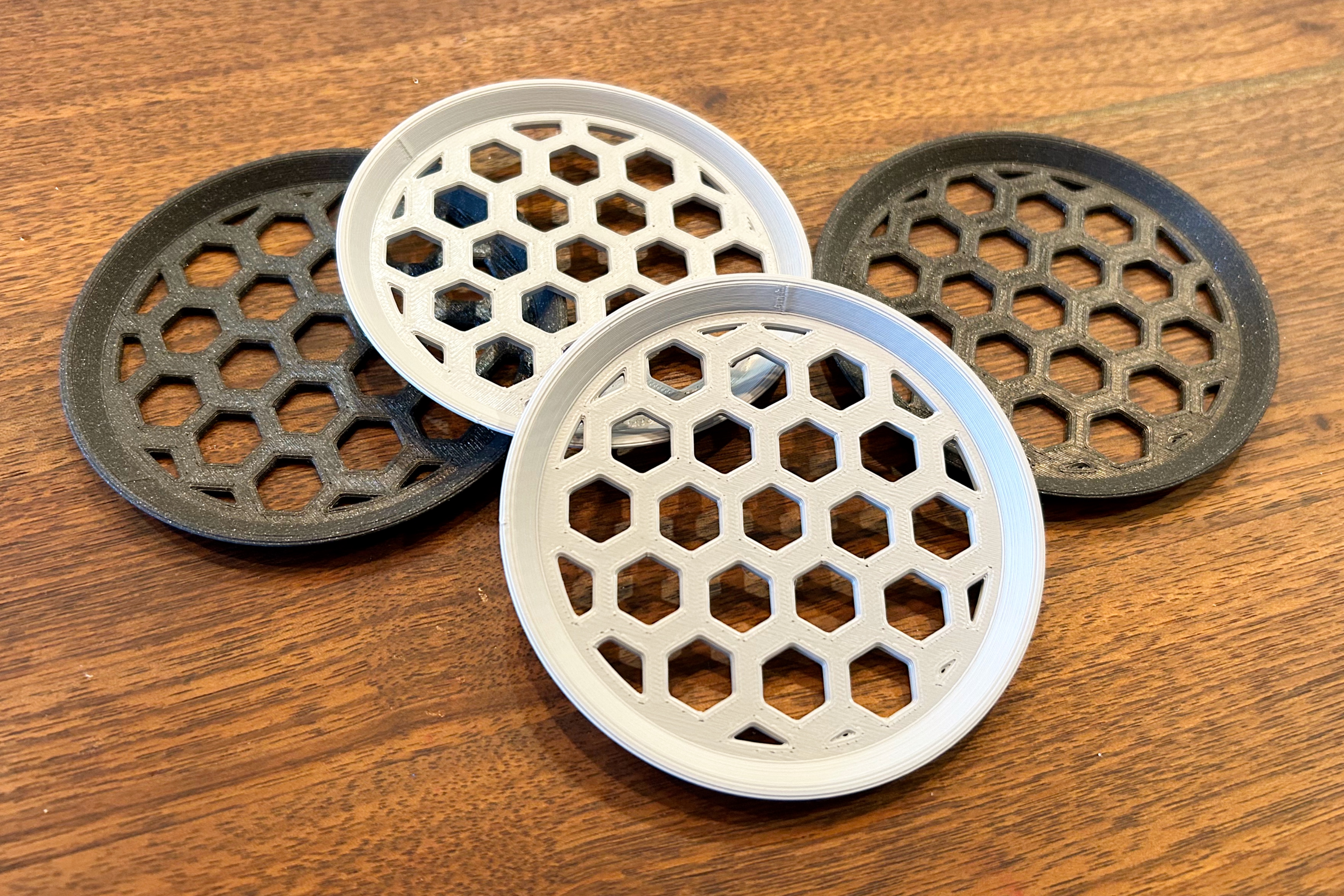 The Simplest Honeycomb Coaster