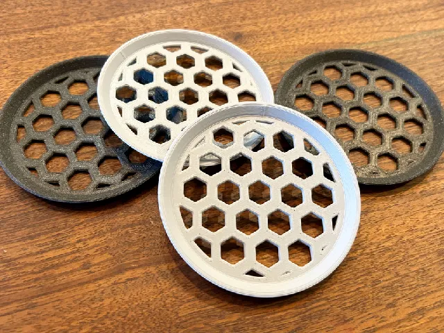 The Simplest Honeycomb Coaster