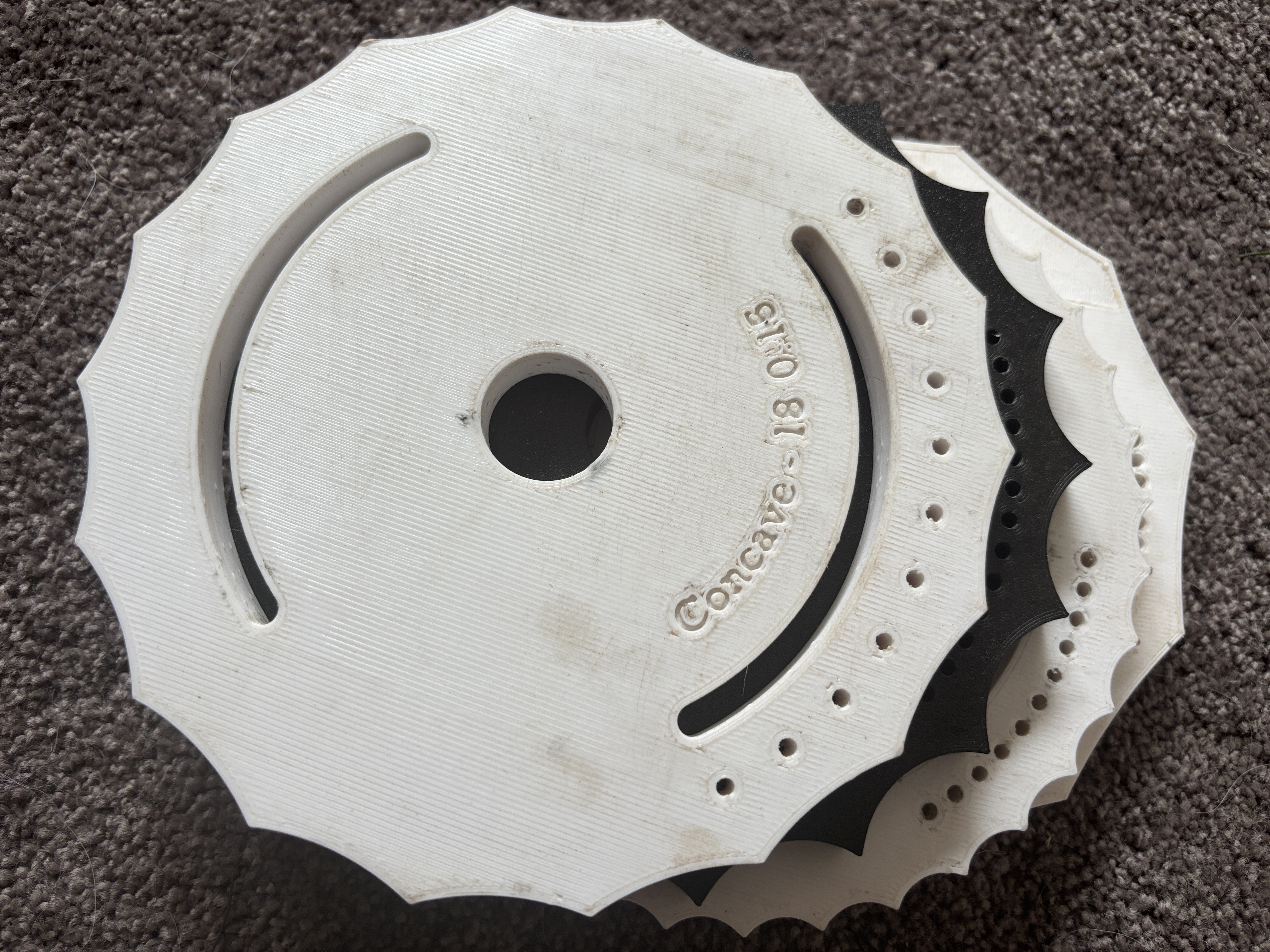 MDF Rose Engine - Concave Lobbed Rosettes