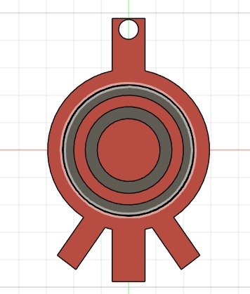 Llavero del personaje "Xana", de "Código Lyoko".