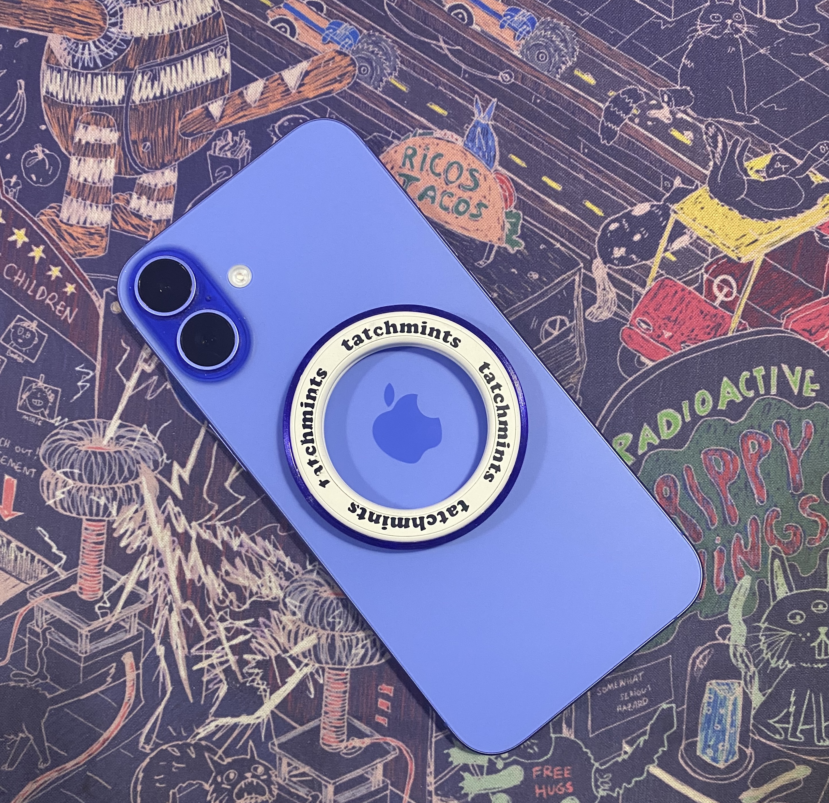 Back-to-back Double Tatchmint Phone Holder