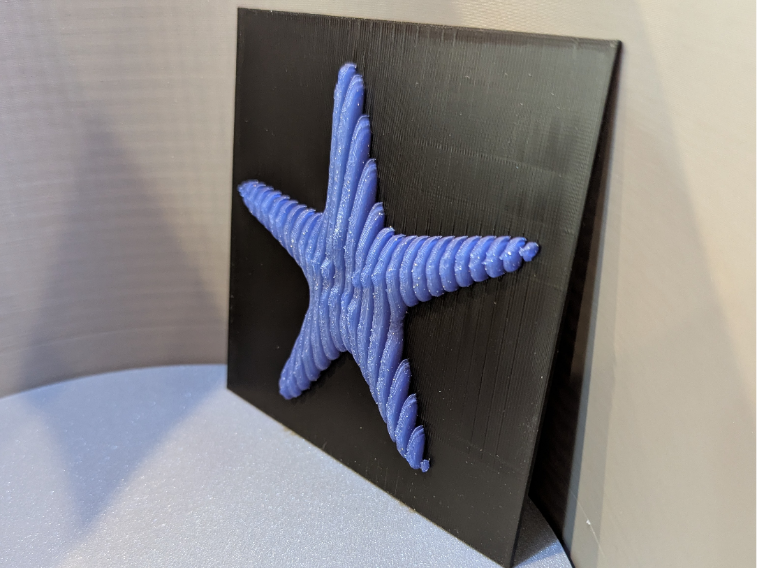 Starfish Layered Sculpture | Wall Art