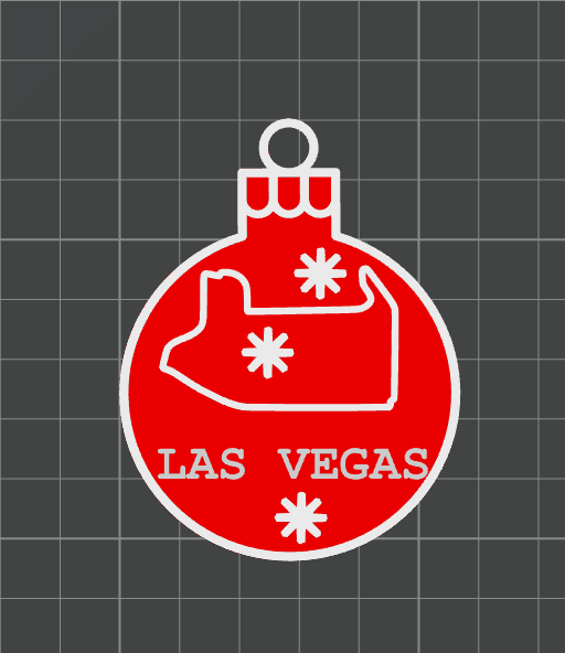 Pallina di Natale Las Vegas
