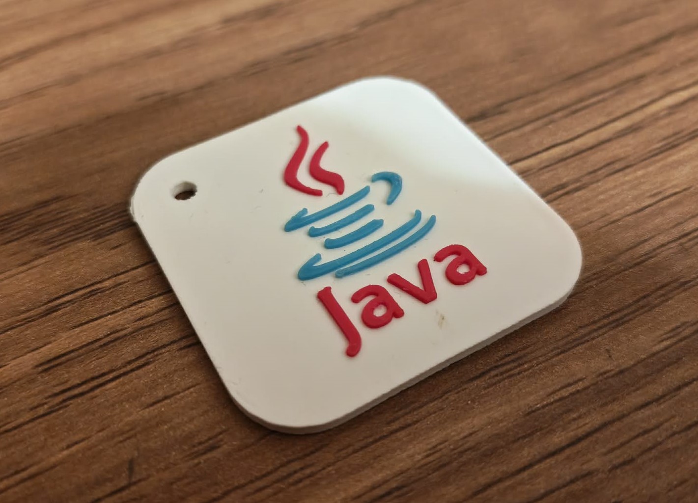 Miniatura 2 do modelo 3D Java logo keychain