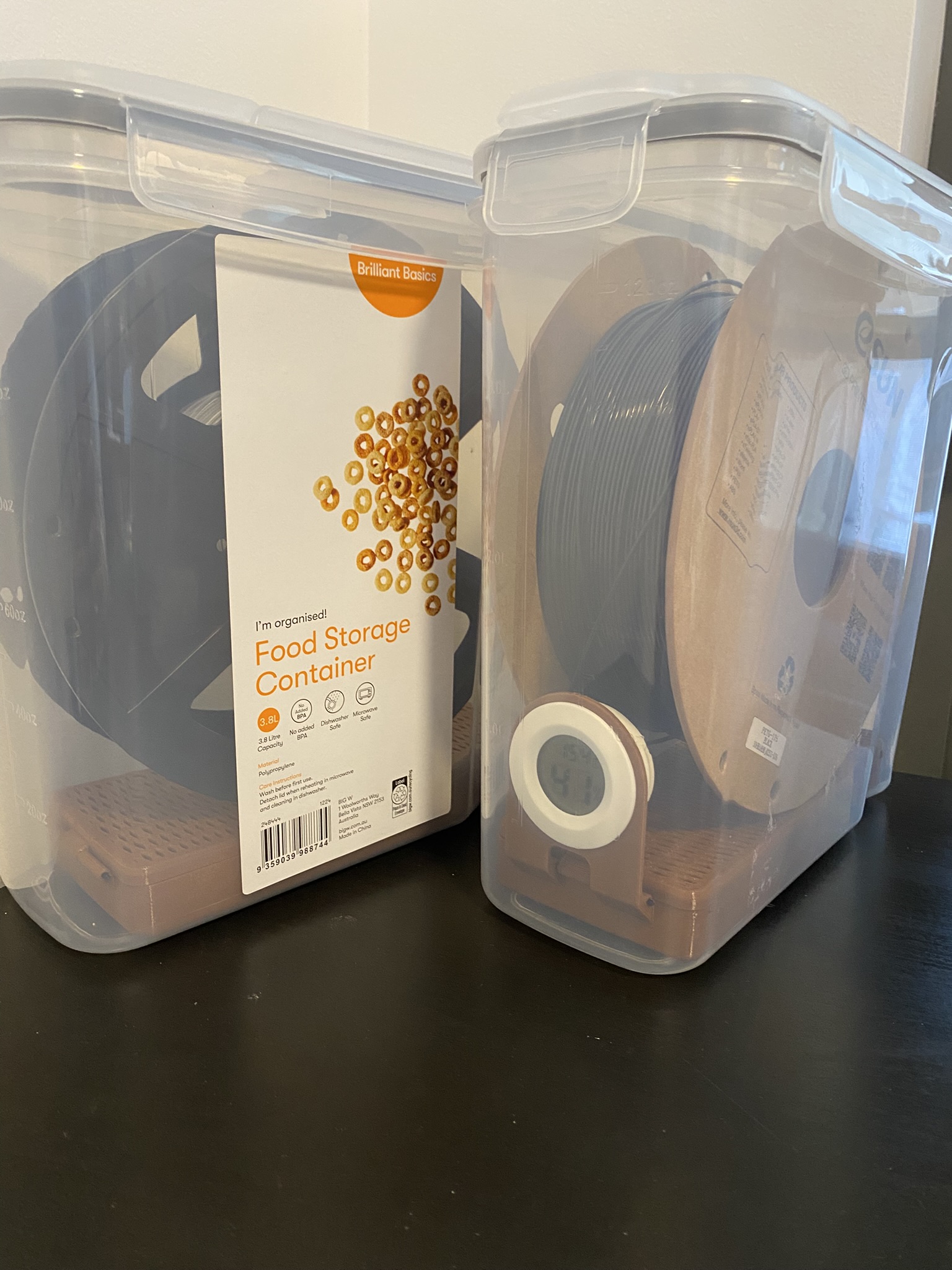 Desiccant Dry Box for Big W 3.8L Cereal Container