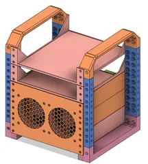 Mini Rack 8 - Fully 3D Printed 8" Server Rack