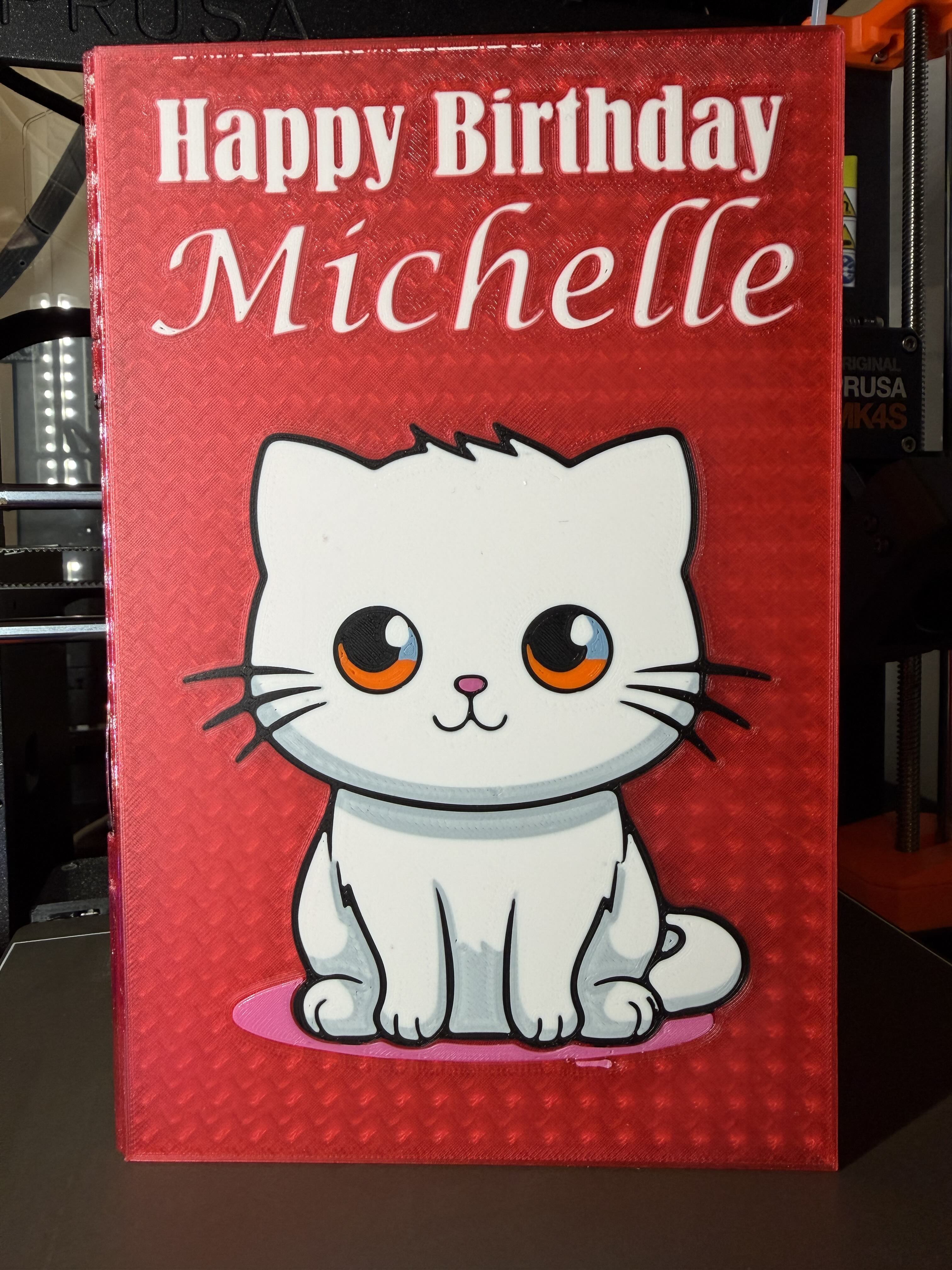 Kitty Greeting Card