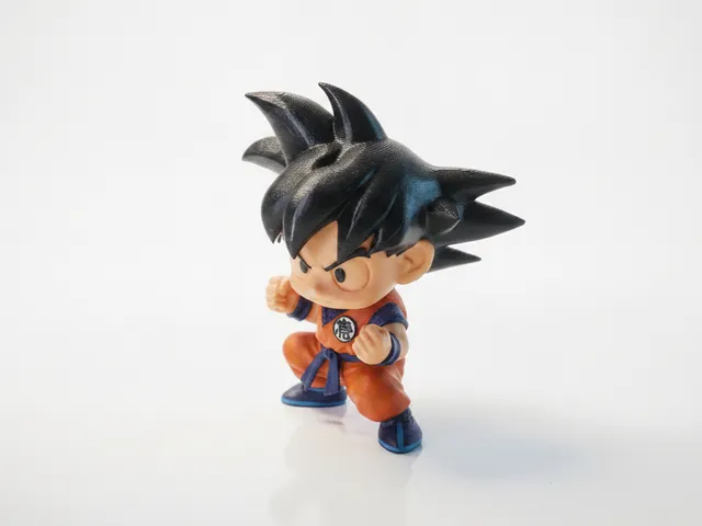 Chibi Goku Figurine Anime Collectible 3D Printable