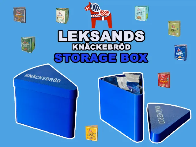 LEKSANDS KNÄCKEBRÖD - CONTAINER / BOX
