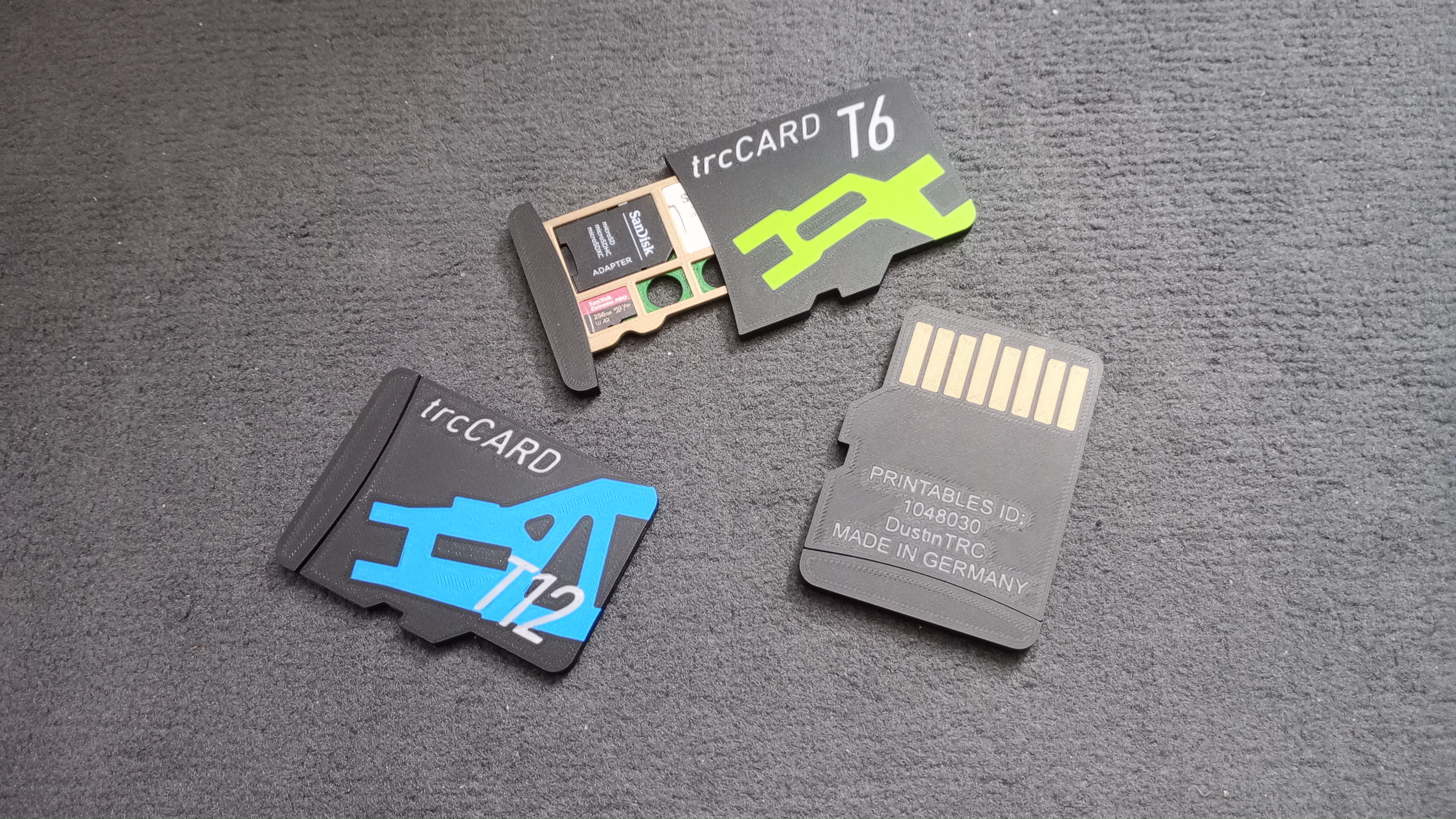 The trcCARD. A big microSD Card to store your microSD Cards.