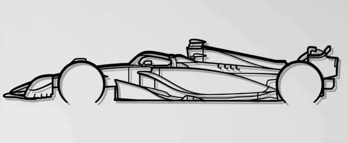 F1 Ferrari SF-24 Wall Art