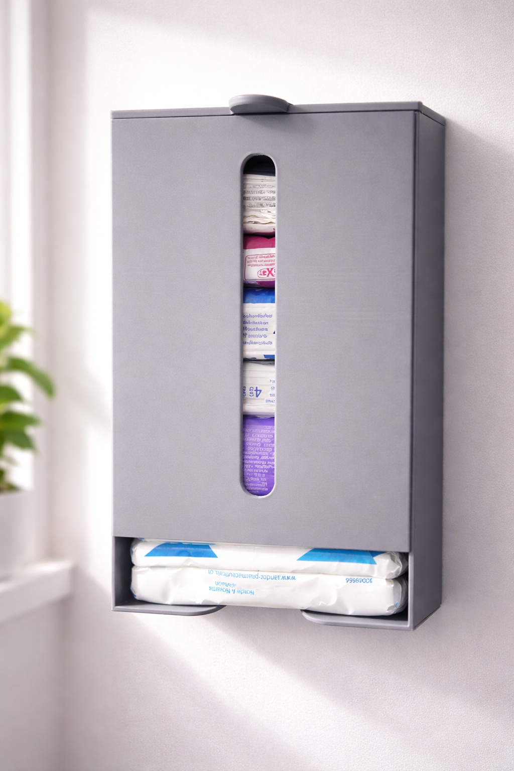 Paper Handkerchief Package Wall mounted Dispenser / Papiertaschentuch Wandhalter 3D model