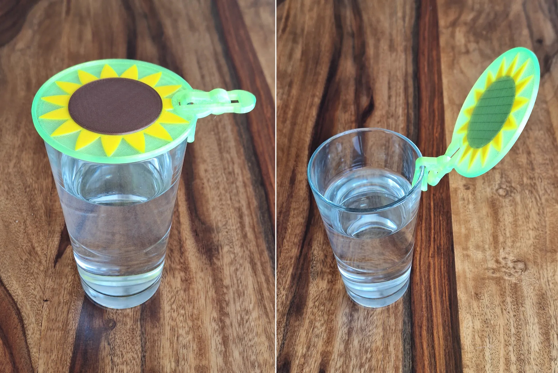 Hinged Lid for drinking glasses