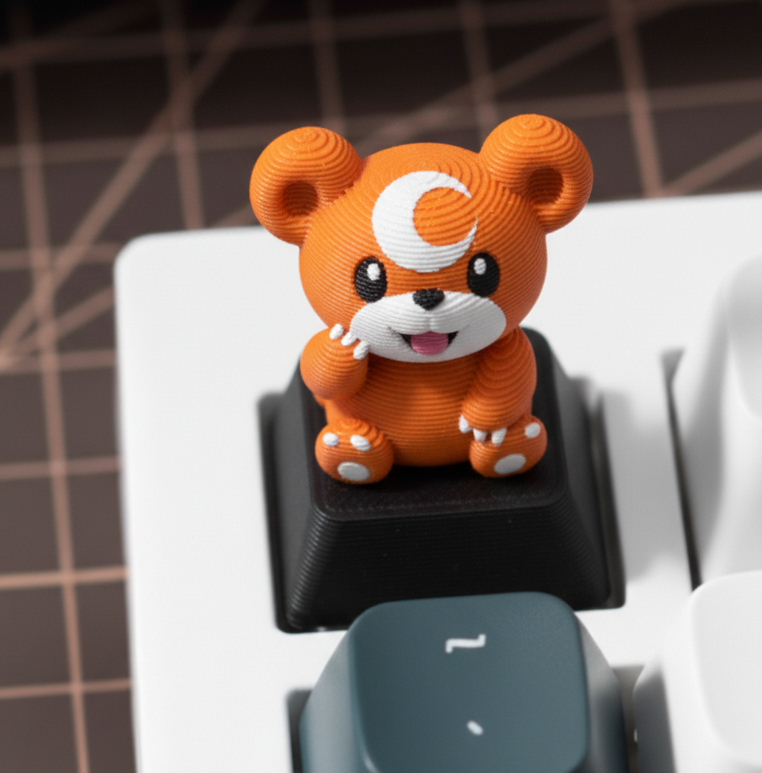 Teddiursa Pokemon Keyboard Keycap MX