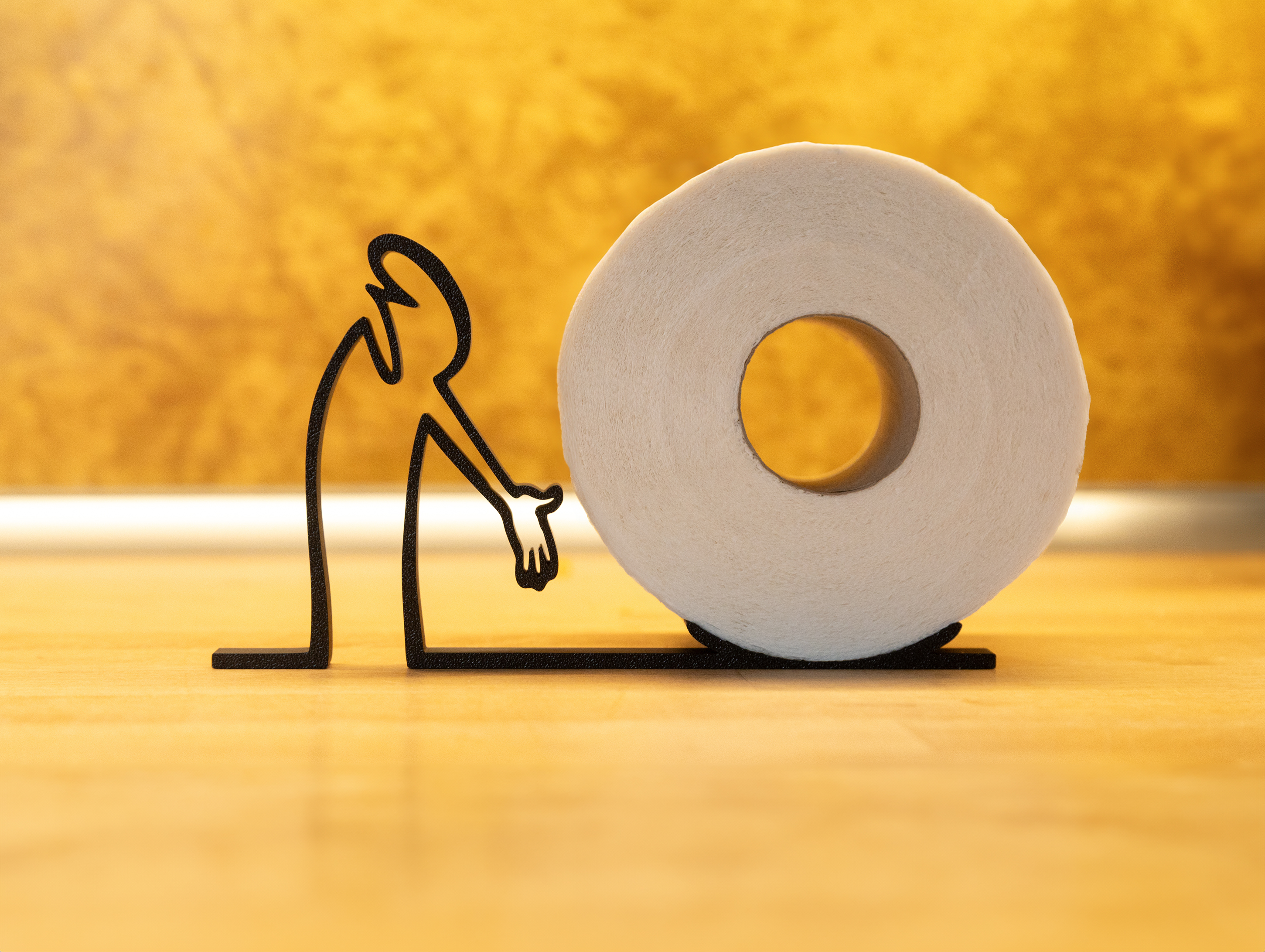 Minimalist and Functional - Toilet Paper Holder - La Linea