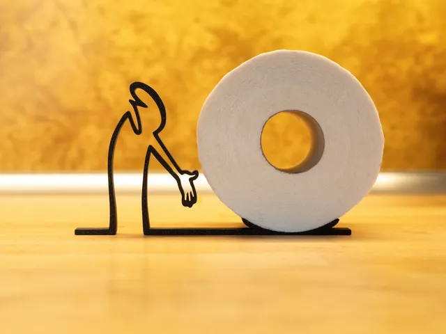 Minimalist and Functional - Toilet Paper Holder - La Linea