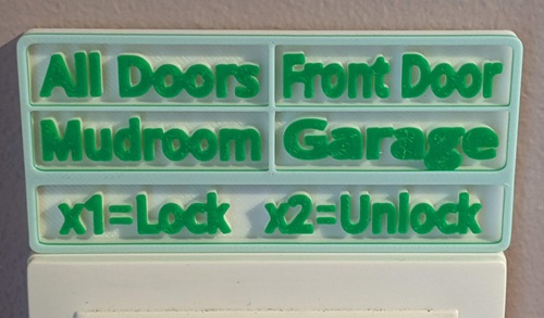 Aqara Opple 4Button Key Label