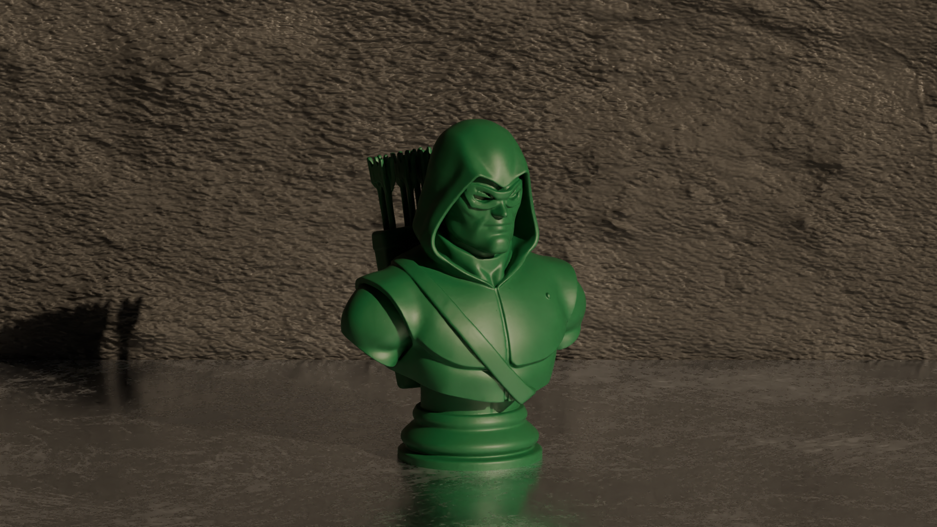 Green Arrow Bust - DC Comics Figures 3D model