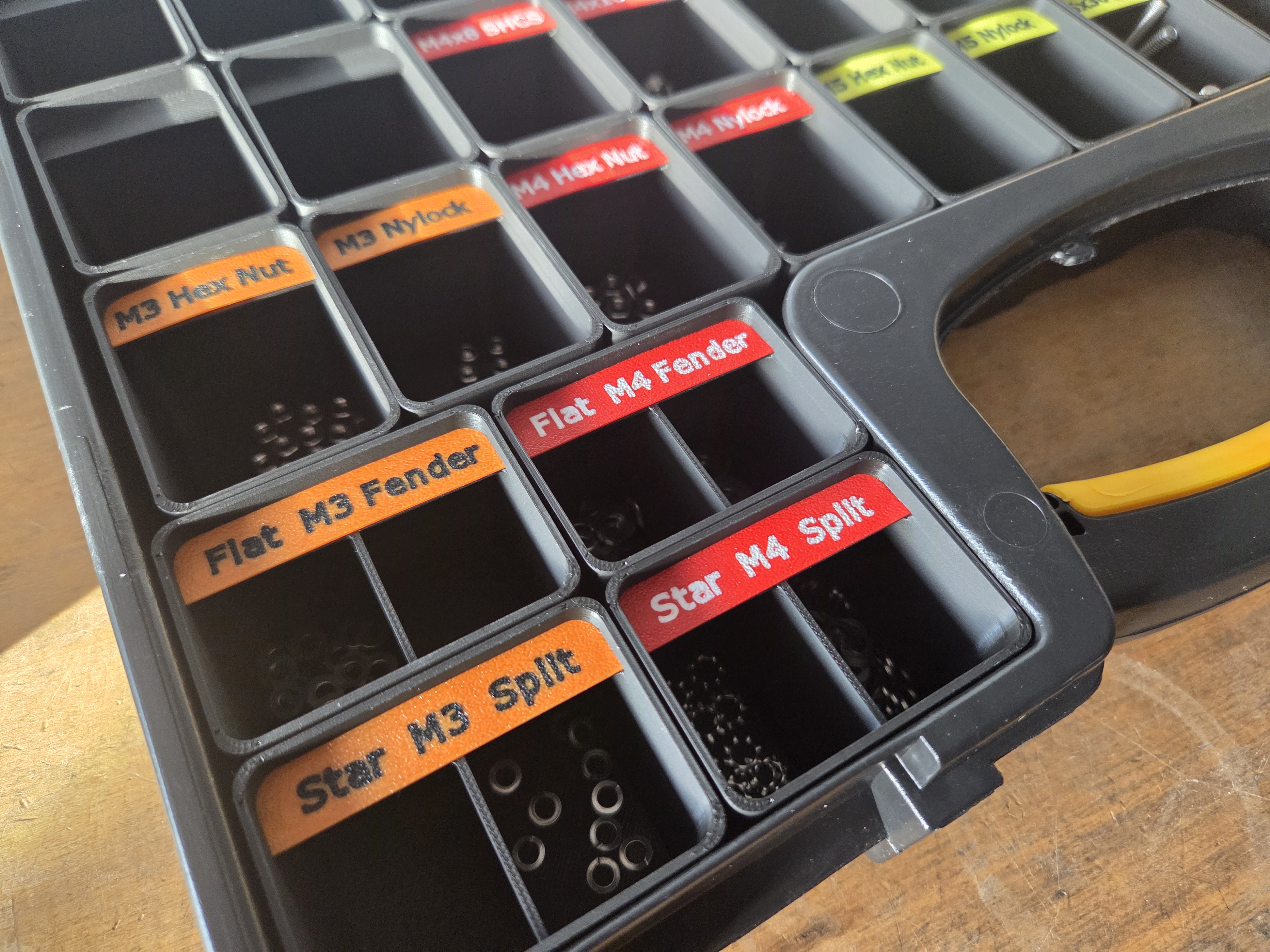 Harbor Freight Bins w/ Printable Labels