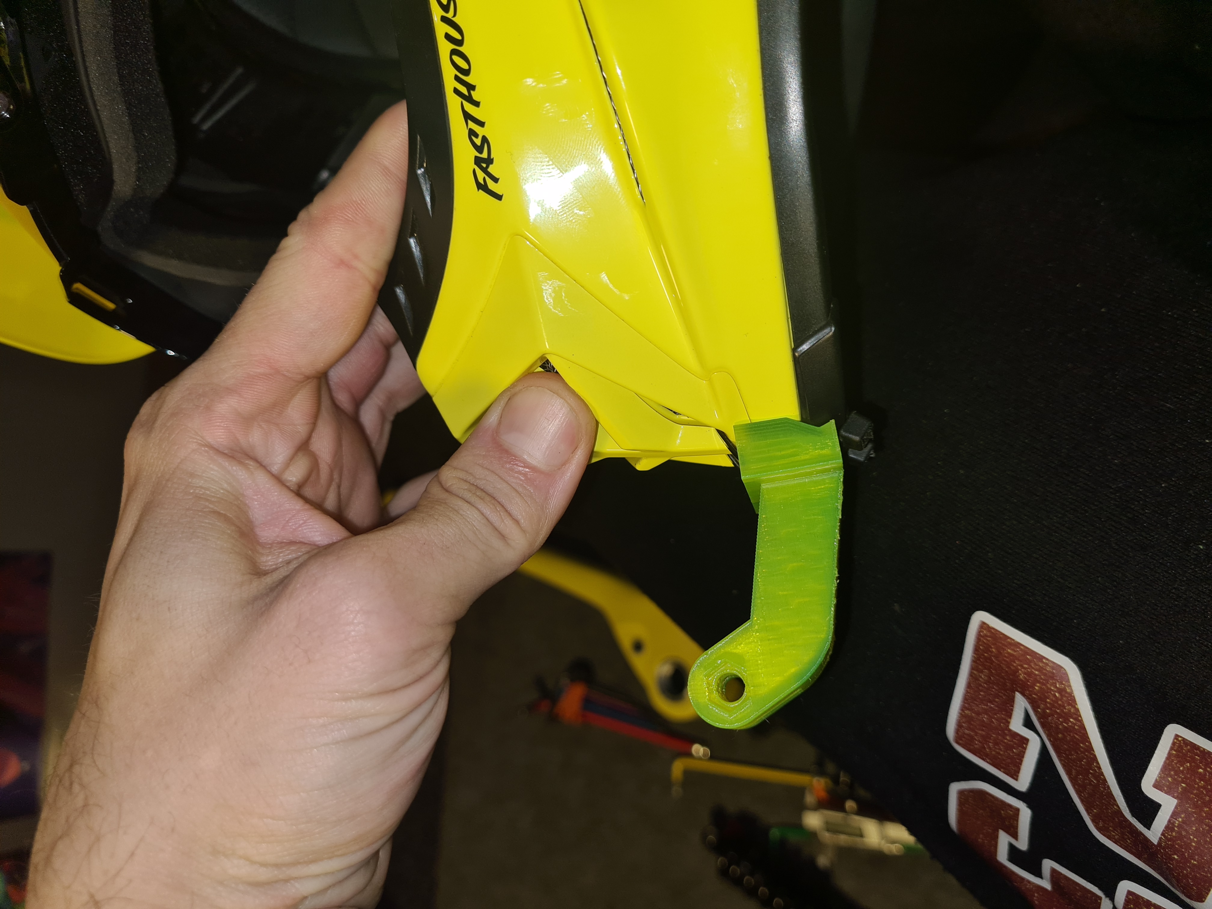 bell full 9 mtb chin camera mount