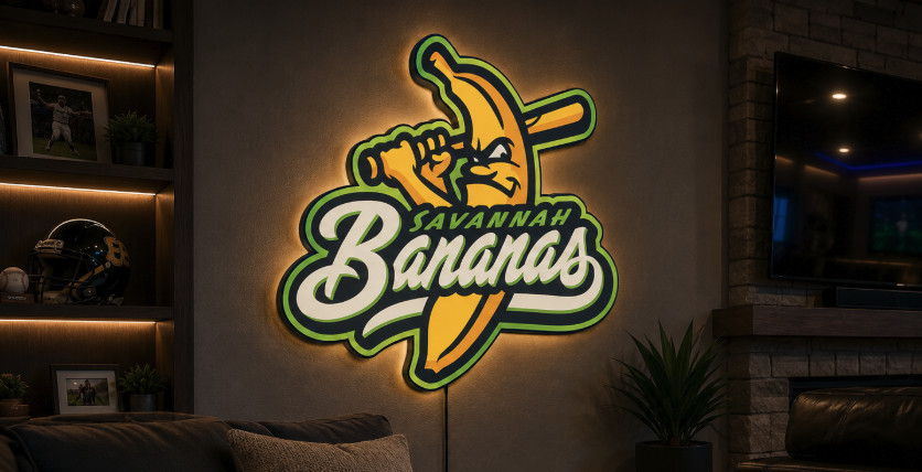 Savannah Bananas LED Light Box | Multi-Color 3D Printable STL