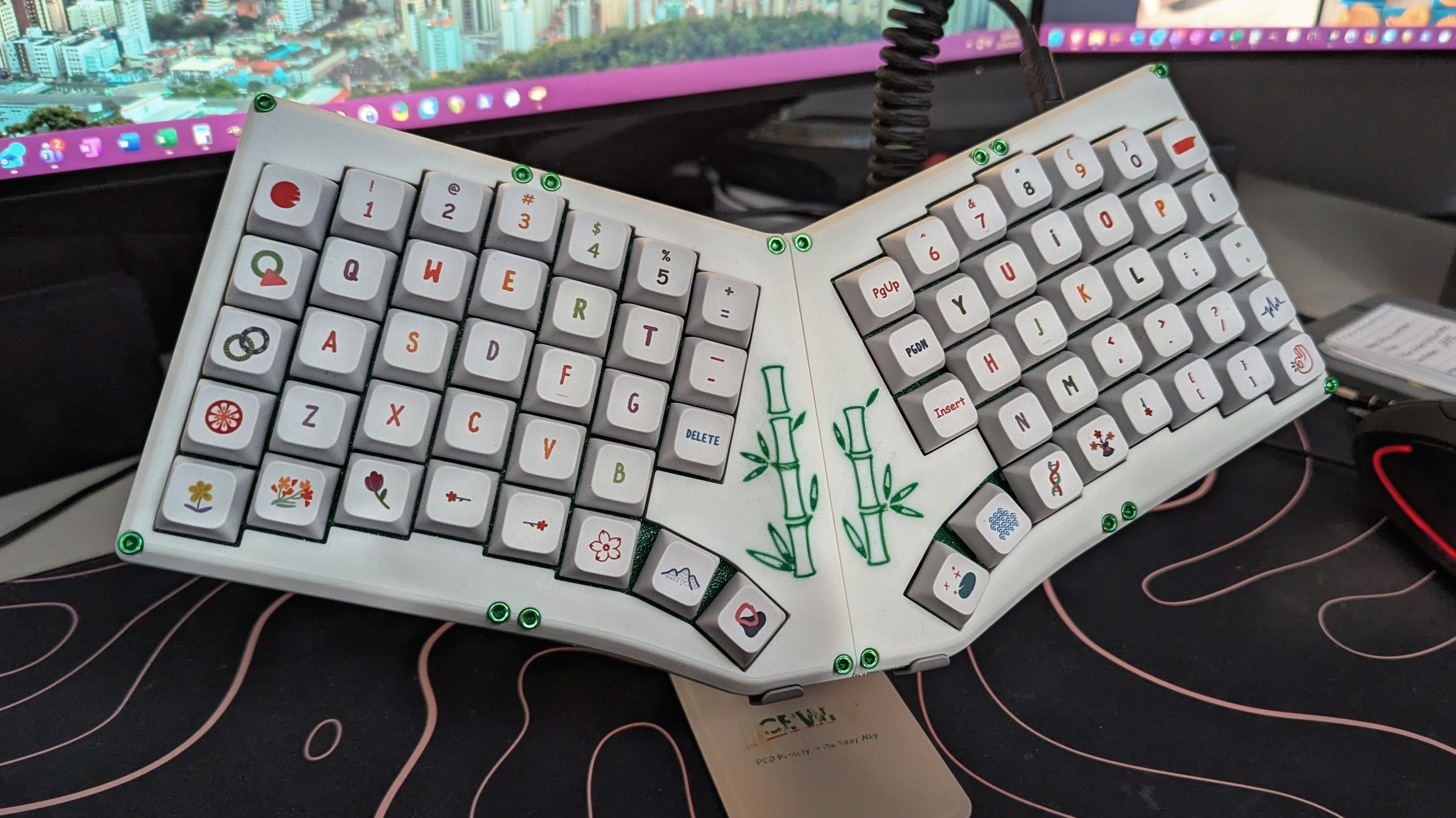 70 Key Ergonomic Keyboard
