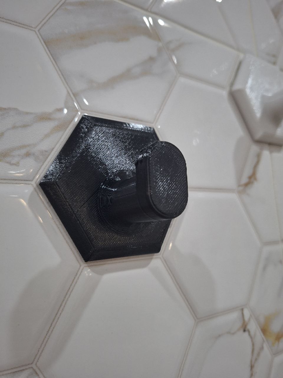 hexagonal towel hook