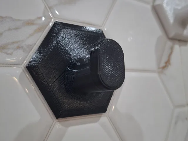 hexagonal towel hook