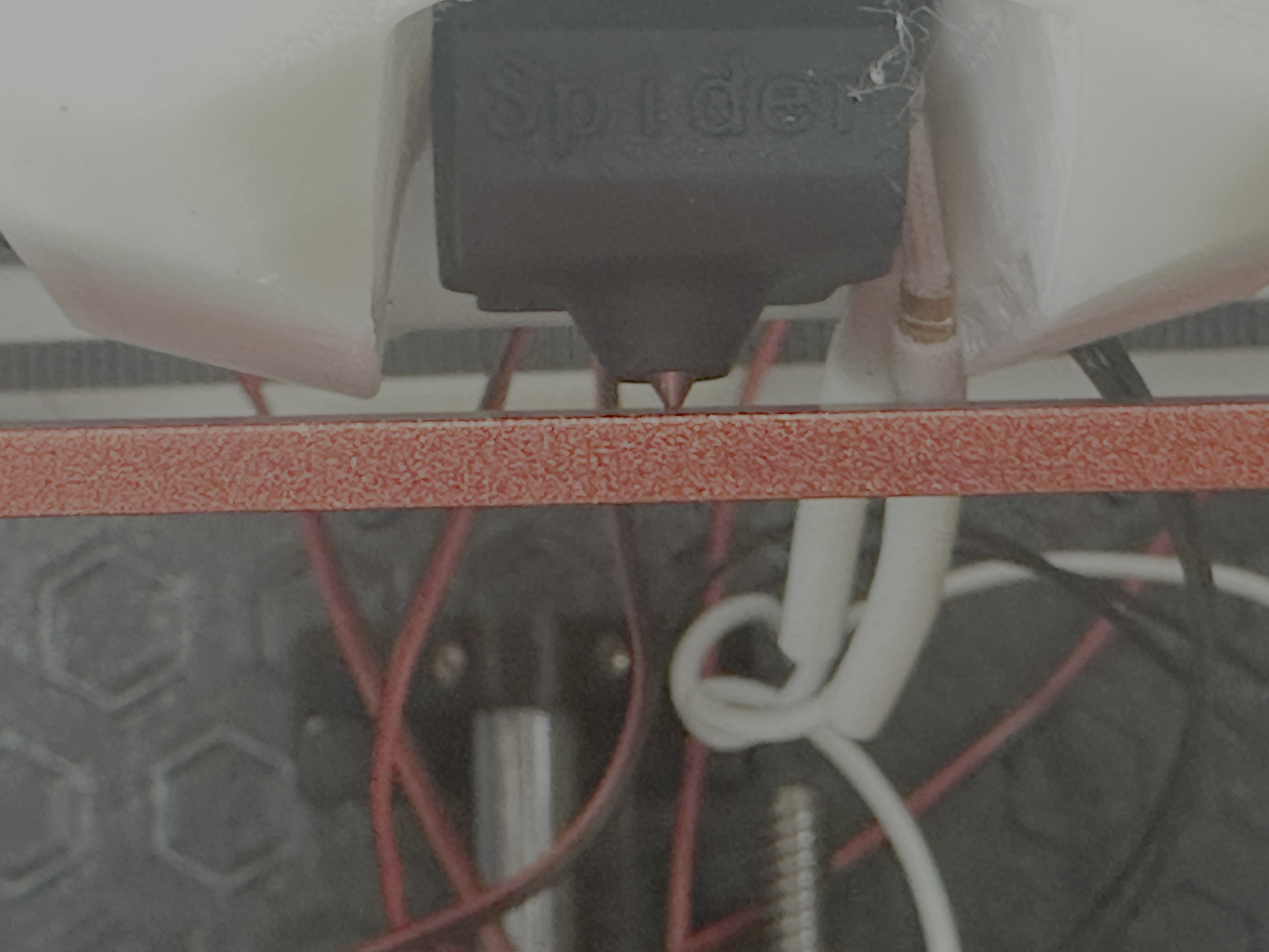 Lowered mount for Creality Spider V3 hotend (1.5 mm closer to the bed)