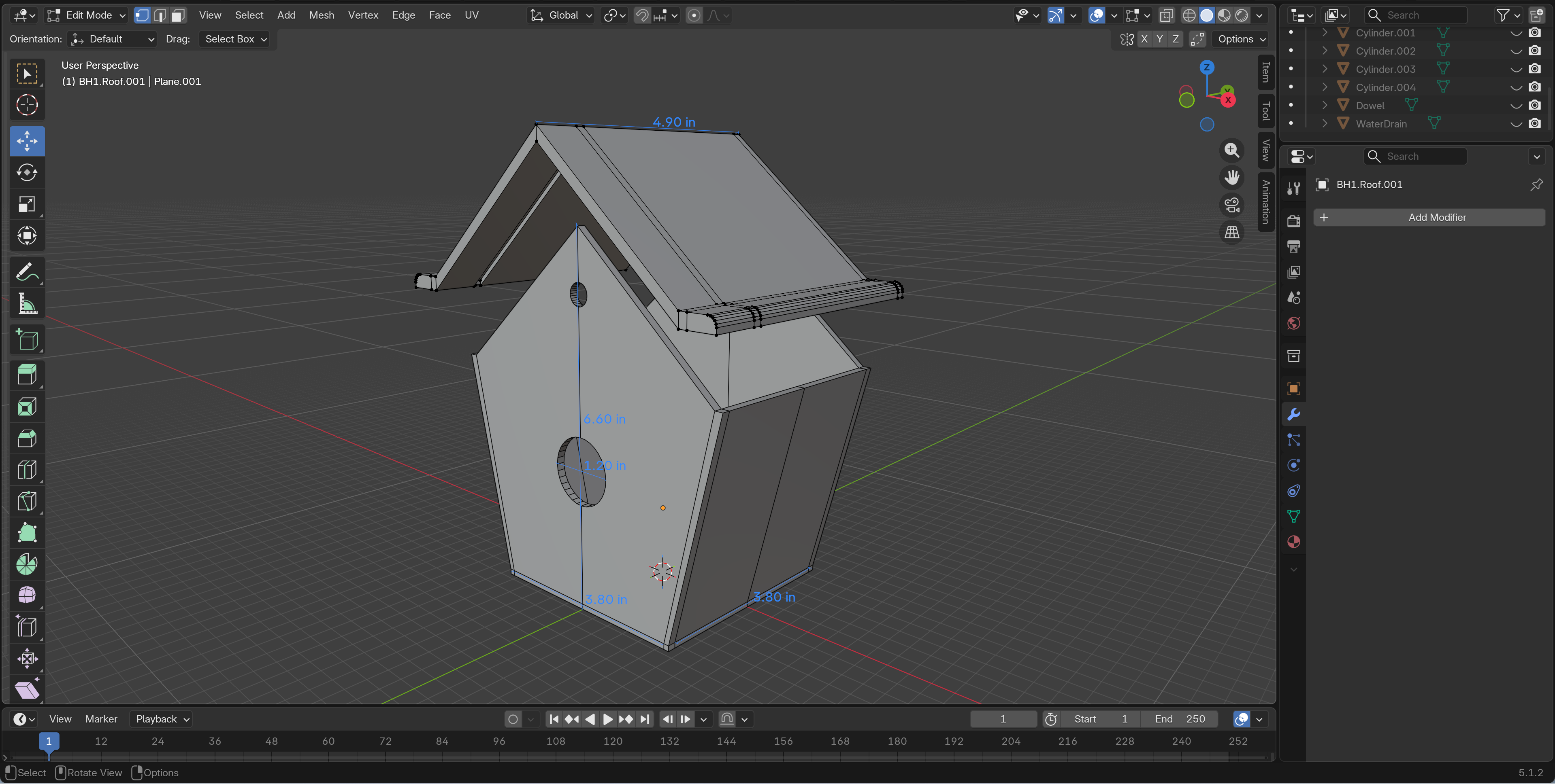 Miniatura 8 do modelo 3D Simple Bird House