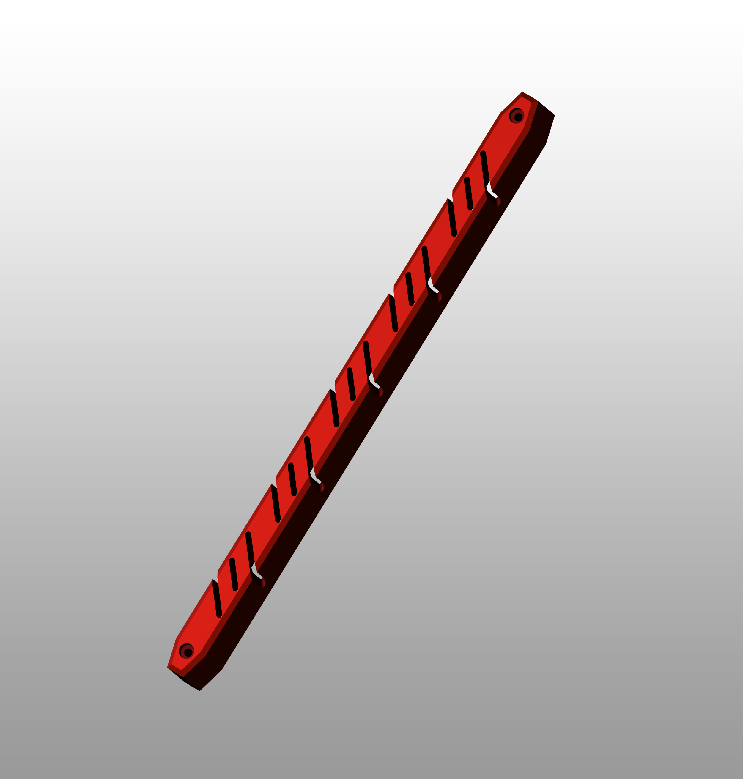 Dominator titanium top bars - minimalistic stripes