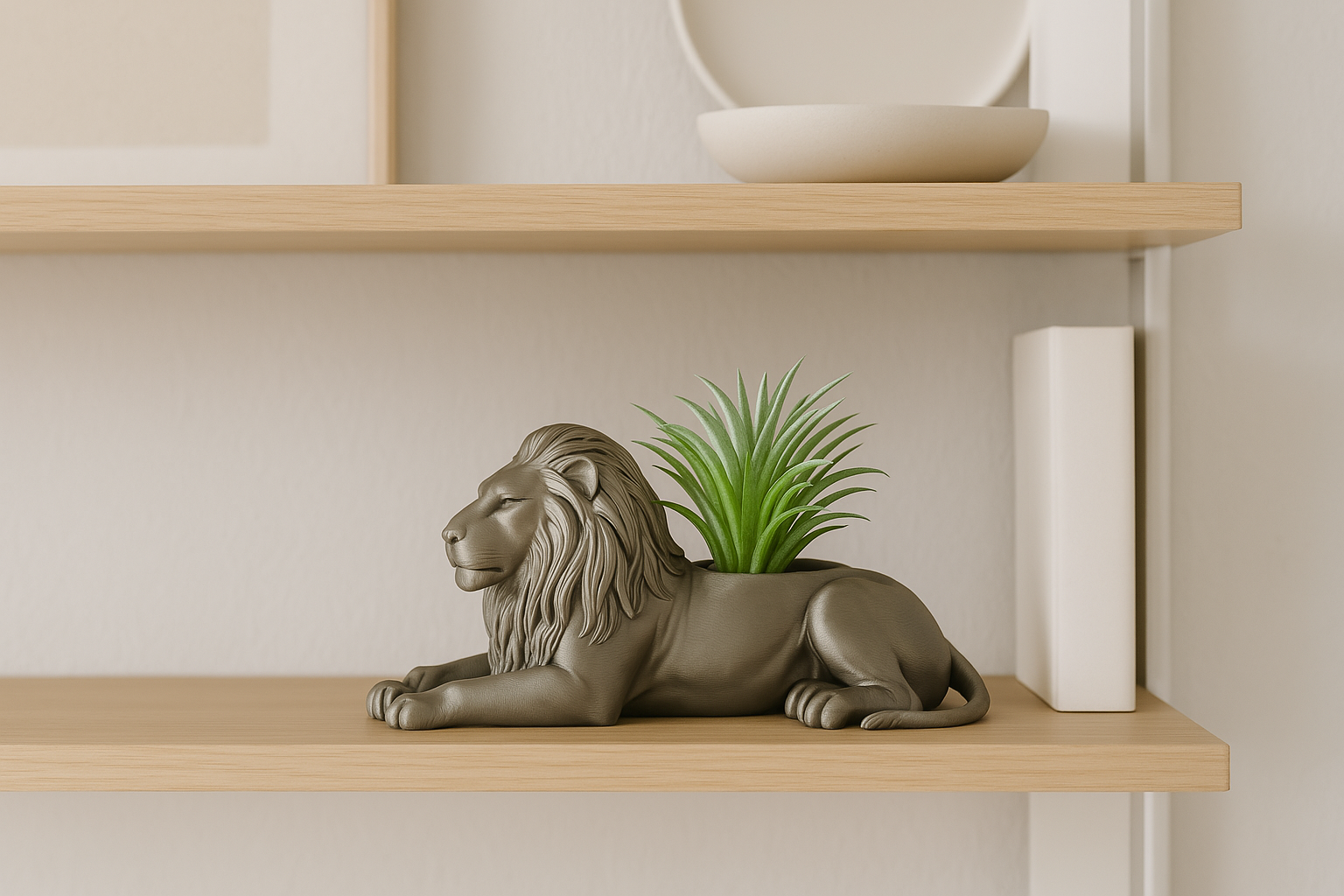 Lion Planter - Botany Chic - Home Decor