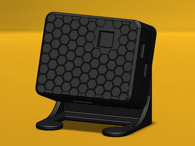 Coralboard HexaCase — Enclosure with Stand for the Camera Version