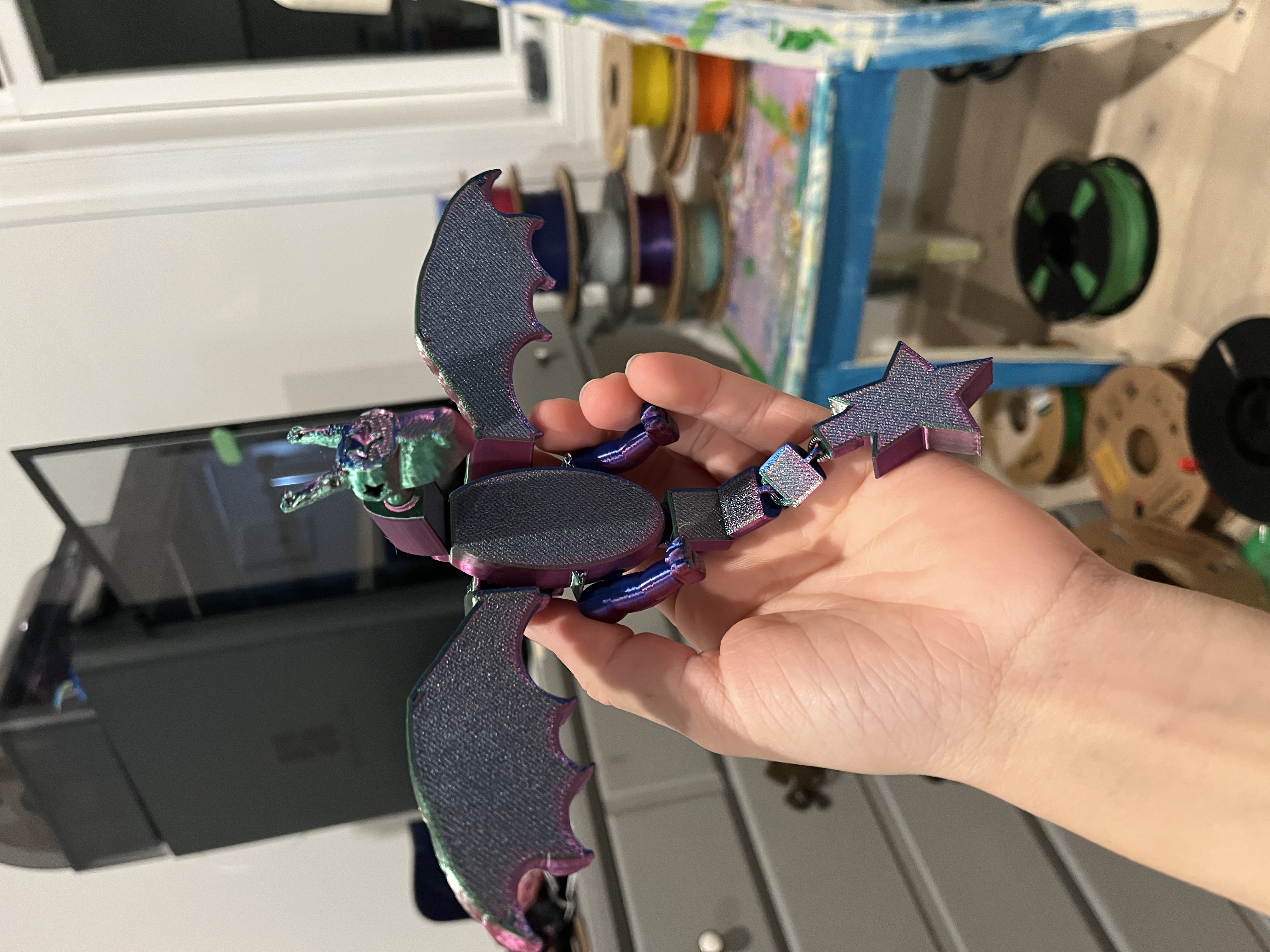 (BETA) Articulated Christmas Wyvern