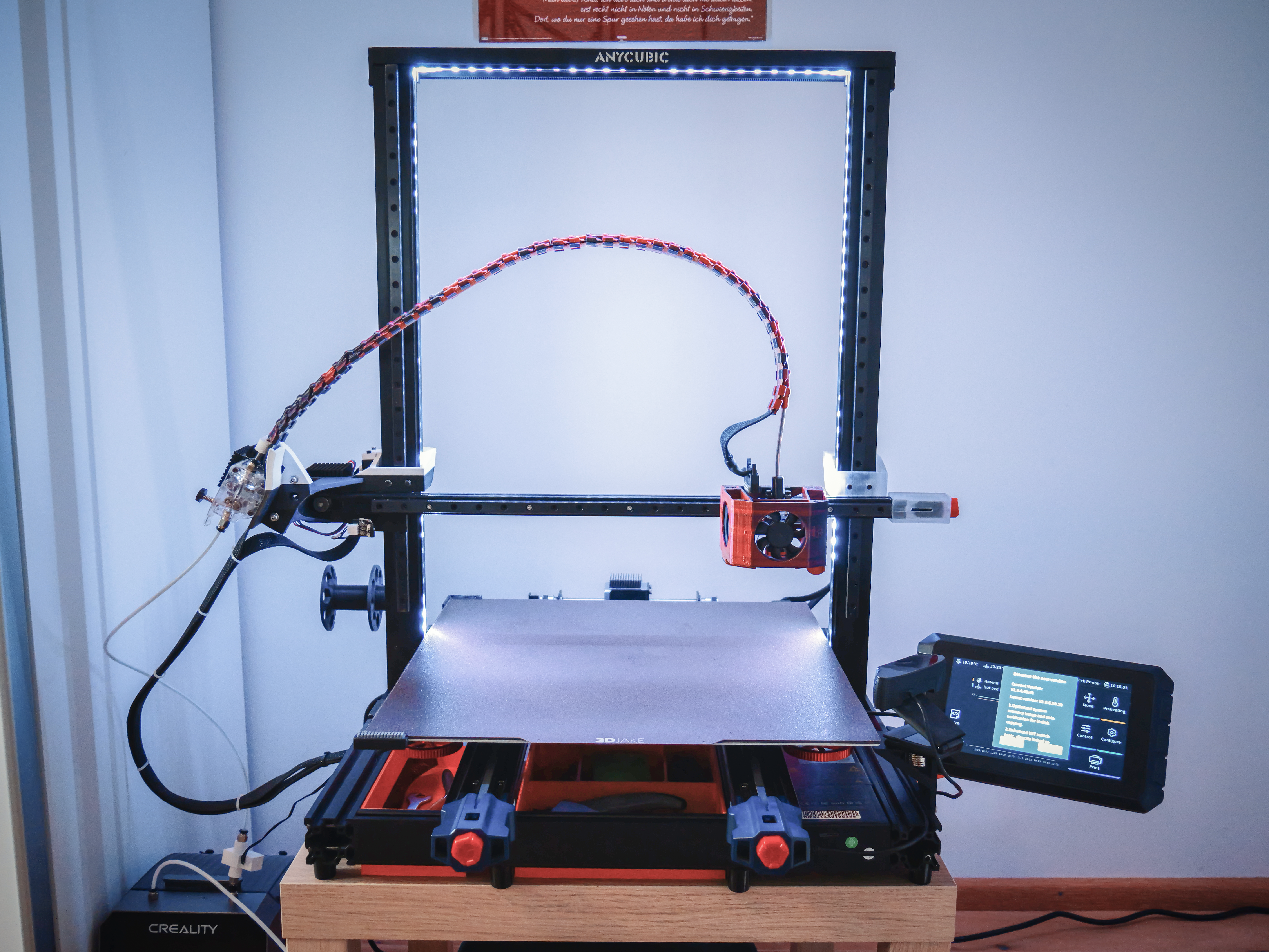 Kobra Max 1 fullbuild with rails new housing and Klipper