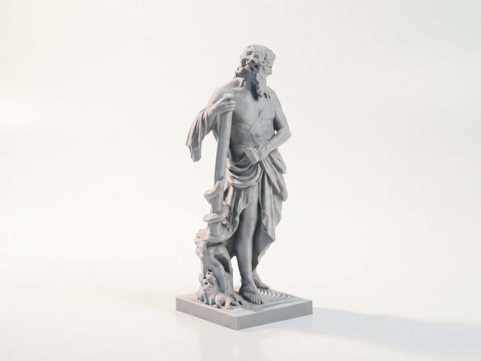 Iron Asirepius Classical Statue Sculpture 3D Printable