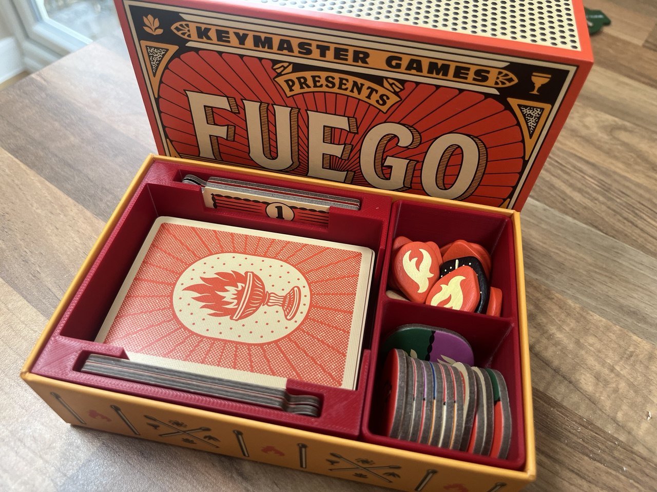 Fuego insert Keymaster Games