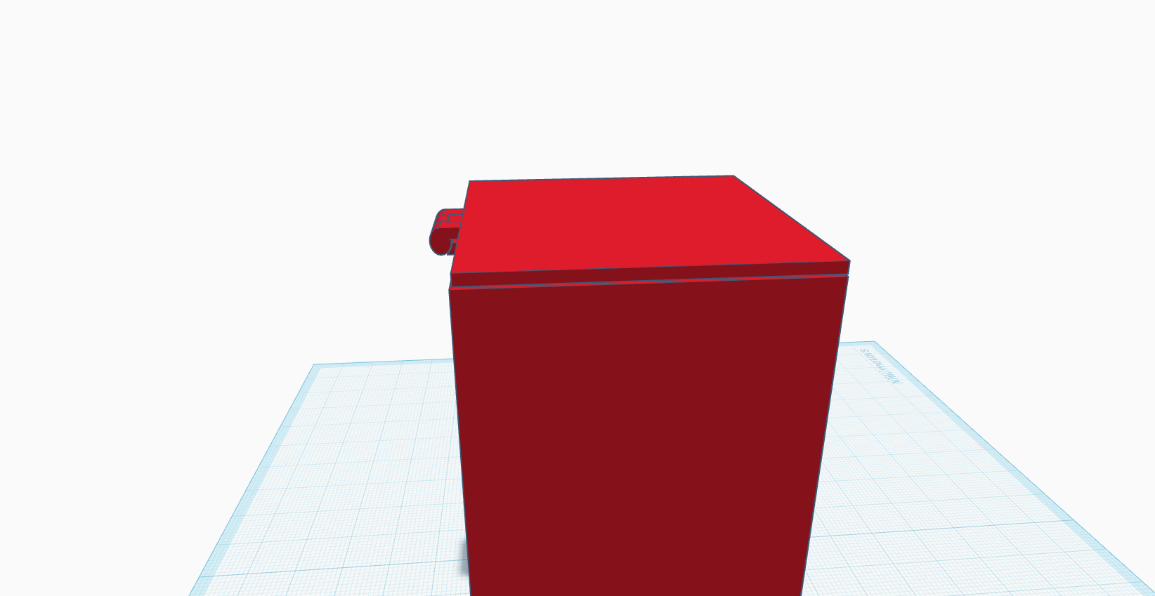 Pokemon storage container with hinge