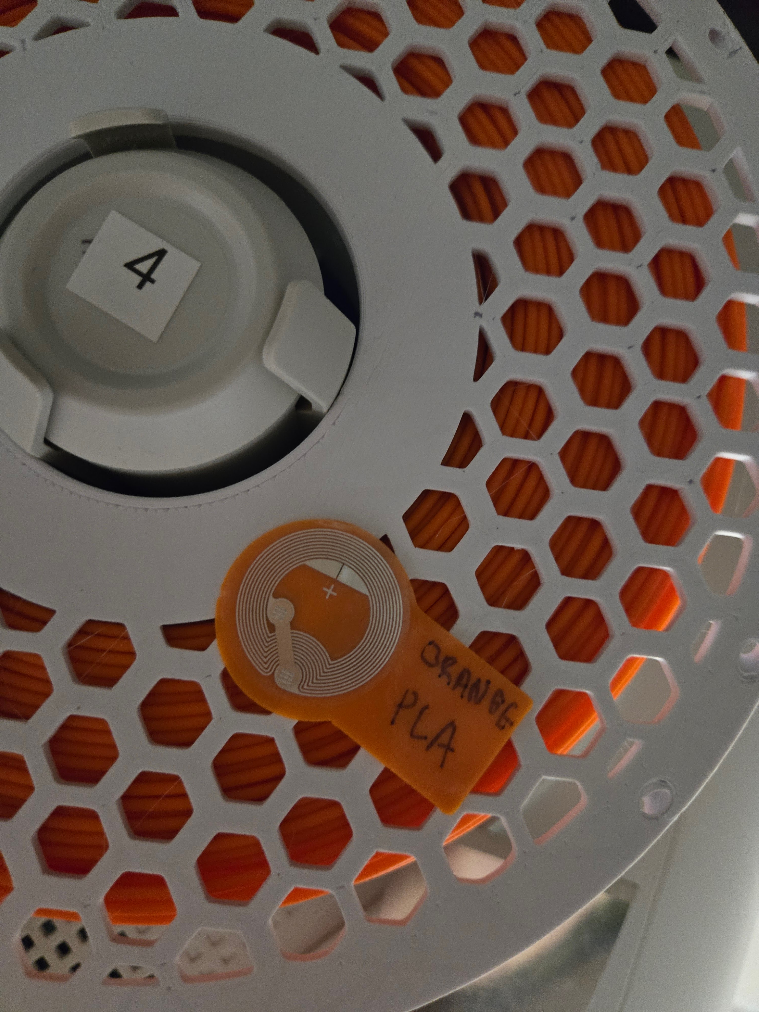 NFC/RFID Sticker Mount for Reusable Spool Holder