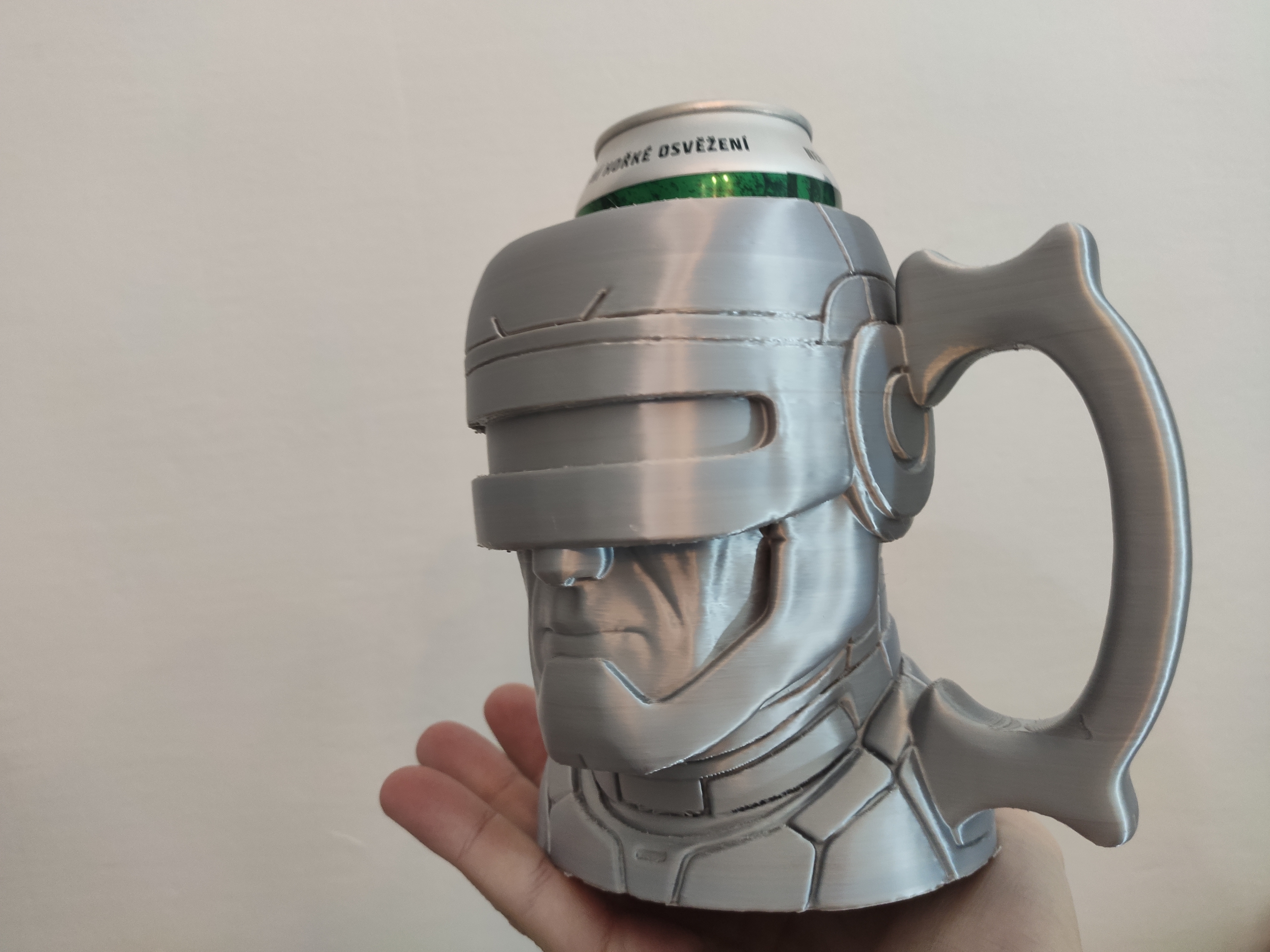 Robocop - Can Holder / Beer mug