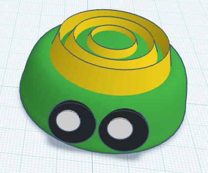 Cute blob king with circle crown